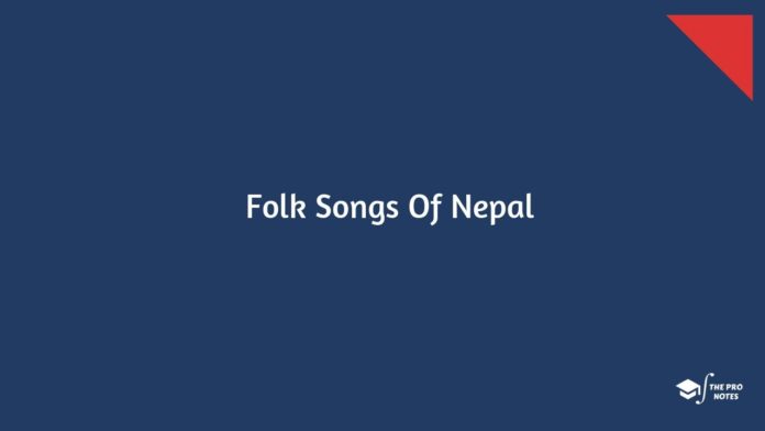 Folk Songs Of Nepal Folk Songs Of Nepal