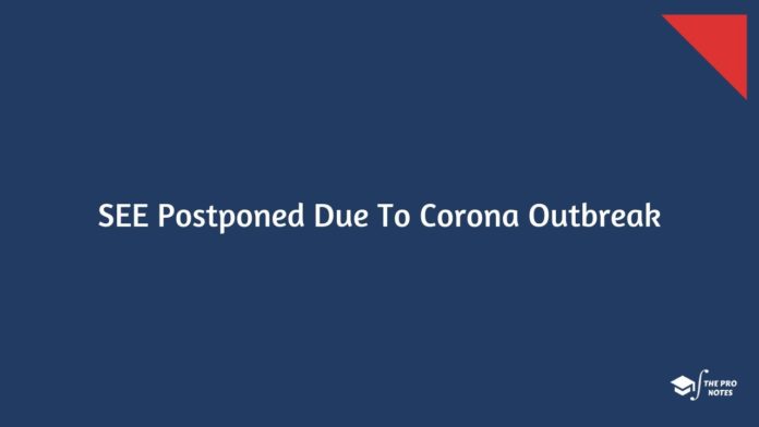 SEE Postponed Due To Corona Outbreak
