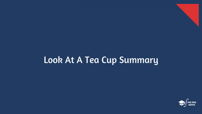 Look At A Tea Cup Summary
